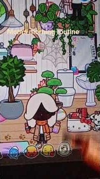 mom's morning routine (part one) 😘🍙🍙😺😺😕😽🌍🤐💌🧊