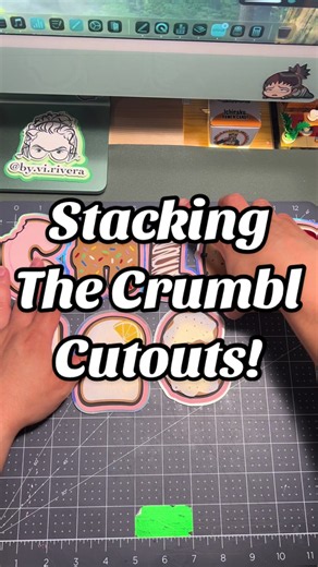 Crumbl Cookie-Inspired Name Cutouts for Graduation