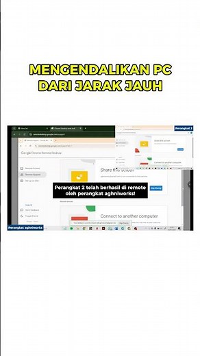 BISA MENGENDALIKAN PC DARI JARAK JAUH? #RemotePC #ChromeRemoteDesktop #tutorialkomputer #remote