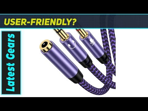 HOOTEK Headphone Splitter: The Ultimate PC Gaming Audio Adapter!