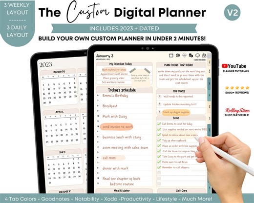 2026 - 2027 Remarkable 2 Ultimate Planner, Hyperlinked Digital Planner Bundle, Digital Download PDF Template for Remarkable Tablet - Etsy