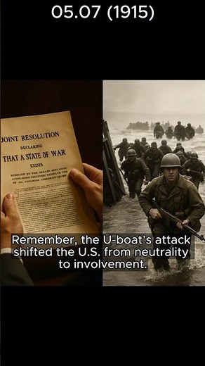 May 7: The Day a U-Boat Changed the War | Sinking of the Lusitania (1915)