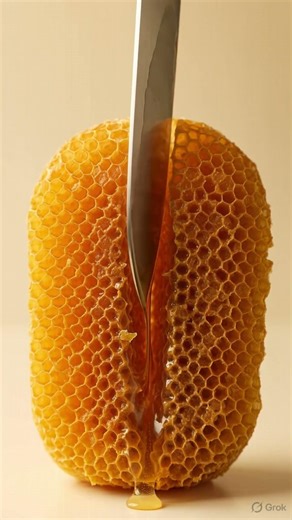 Cutting Honeycomb ASMR | Satisfying Crispy Sounds 🍯