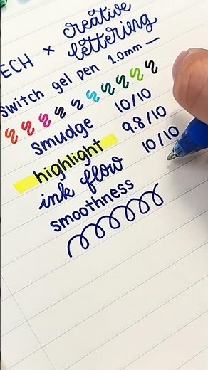Writech× Creative Lettering: Coming Hooooott!!| Writech Retractable Gel Ink Pen