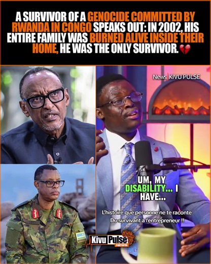 For years, the victims of the genocide committed by Rwanda in Congo have suffered in silence. Today, survivors are finally beginning to speak up and share the horrors they endured. One survivor recalls the unimaginable tragedy of 2002, when his entire family was burned alive inside their home. He was the sole survivor. These stories are painful, heartbreaking, and impossible to ignore. The world must listen to the voices of the Congolese people and acknowledge the suffering that millions have en