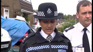 Police say they are now treating an explosion, which killed a couple in Derbyshire, as suspicious. Fire crews were called to a house in Riddings following the explosion yesterday, which killed husband and wife Simon and Shelley Saxton-Cooper. Chief Supt Sunita Gamblin from Derbyshire Police spoke at a press conference today. | BBC Derby