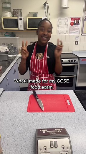 GCSE Food Exam Dish: Patties with Curry Chicken and White Rice