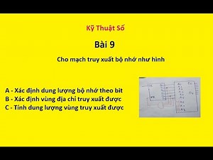 Bài tập kỹ thuật số: Bài tập về bộ nhớ
