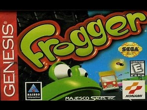 Frogger Sega Genesis Megadrive game play high score attempt 24030