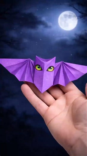 Easy Origami Bat 🦇 | DIY Paper Craft