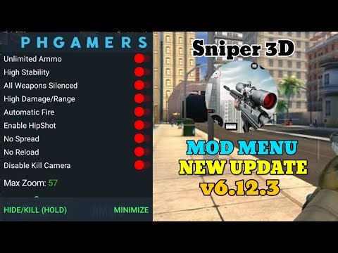 Sniper 3D Assassin MOD APK Menu/Unlimited money/Ammo/God mode v6.12.3 New Update