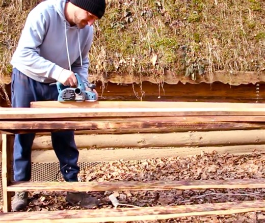Building a Dream Log Cabin, Furnishing the House | Bushcraft Wild Camp