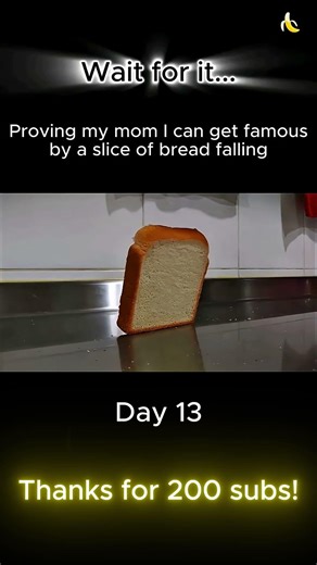 Day 13 of proving my mom I can get famous by a slice of bread #memes #fyp #breadfalling #bread