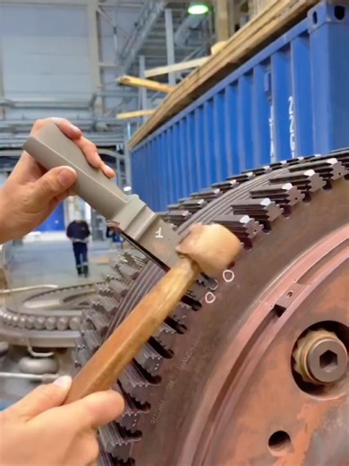 One Wrong Blade = Millions Gone #like #foryoupage #satisfying #amazing Understanding Gas Turbine Blade Installation Importance Explore why precise installation of gas turbine blades is critical for safety and performance in power plants and aircraft. #satisfying #amazing Keywords: gas turbine rotor installation importance, turbine blade precision balancing, effects of improper turbine blade installation, gas turbine performance issues, turbine blade weight differences impact, centrifugal force o