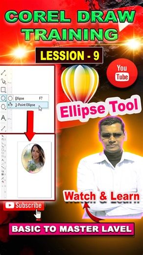 How to use ellipse tool in coreldraw | Corel draw tutorial hindi ... #coreldraw #photoshop #design #graphicdesign #art #vector #logo #illustrator #digitalart #illustration #desaingrafis #vectorart #adobeillustrator #corel #designer #coreldrawx #graphicdesigner #jasadesain #branding #graphics #logodesigner #indonesia #artwork #coreldrawindonesia #adobephotoshop #desain #adobe #creative #kadounik #LogoDesignSpecialist | Learn Video Editing Wedding Editing & Graphic Designing