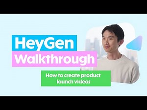 How to Make a Product Launch Video in HeyGen | Step by Step Tutorial