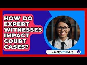 How Do Expert Witnesses Impact Court Cases? - CountyOffice.org