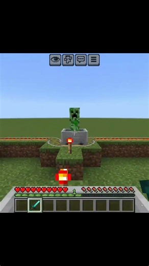 creeper vs me #minecraft #gaming