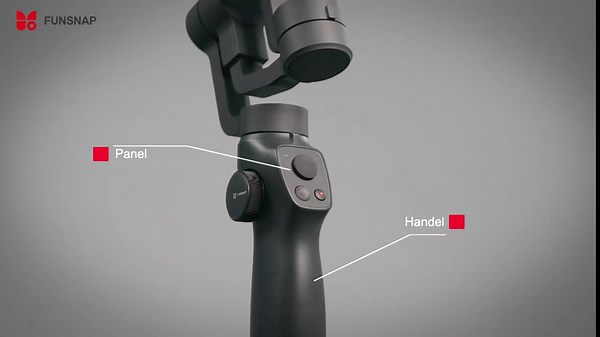 FUNSNAP Capture 2 3-Axis Handheld Stabilizing Smartphone Gimbal Mobile Cell Phone Handheld Gimbal Stabilizer YouTube Video Vlog Live Video for iPhone 11 Pro Xs Max Xr X 8 Plus 7 6 Android Smartphone