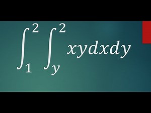 40. Integrales iteradas. (Integral doble).