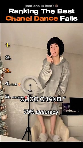 Ranking The BEST Chanel Dance Fails 2 (new) #shortsviral
