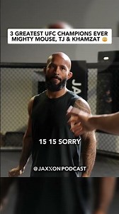 3 Greatest Champions Ever Mighty Mouse TJ and Khamzat