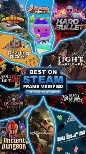 11 Must-Play VR Games in One Steam Frame Verified Bundle!
