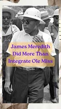 A Racist Shot James Meredith. The March Got Bigger. #blackthought