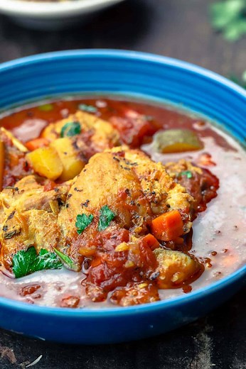Chicken Stew Recipe | The Mediterranean Dish