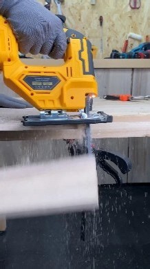 Laser-Precise Curve Cuts! ⚡ Cordless Jig Saw LED & Bevel Cutting Test