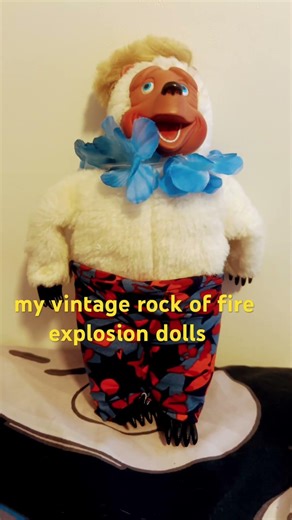 Rock, fire explosion, dolls ￼
