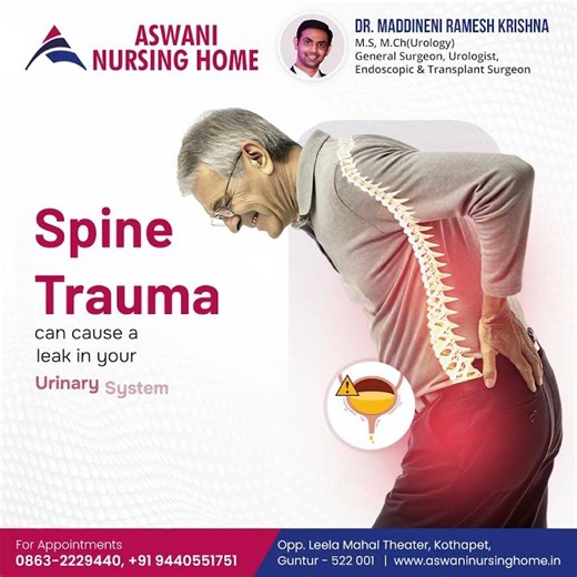 Can Spine Injury Cause Urinary Problems? | Urology Expert Explains | Aswani Nursing Home