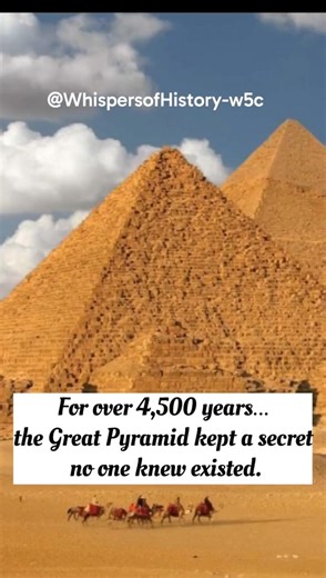 A Hidden Passage Found in the Great Pyramid May Reveal More Soon 🧐 #scanpyramids #history #viral