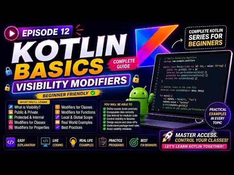 Episode 12: Kotlin Basics - Visibility modifiers