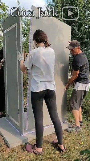 Outdoor Toilet, Shower, Shed BUILD NEW TECHNOLOGY #shorts