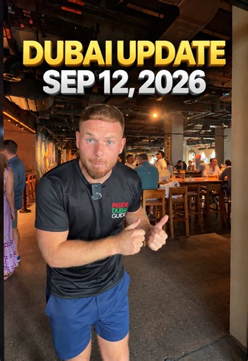 Dubai Update 🇦🇪 | September 12, 2026 We’re at Time Out Market and the atmosphere says it all. Brunches are packed, the place is rocking, and with temperatures back in the 30s, Dubai is properly coming alive again. If you’re heading to Dubai, now’s the time to start planning your activities. Message Inside Dubai Guide on WhatsApp and we’ll sort the experiences for you 📲 #InsideDubaiGuide #DubaiUpdate #DubaiLife #VisitDubai #DubaiNow