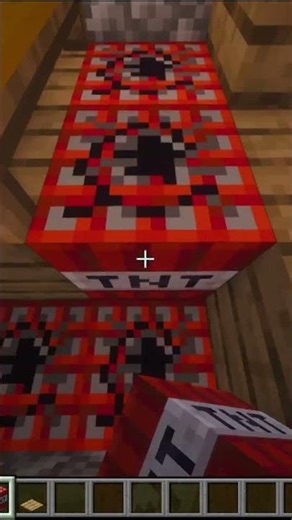 Villager Gets Cooked by TNT 🔥 #minecraft #shorts