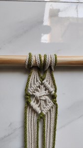 Macrame Diamond Pattern #macramedesign #macramepattern #macrame #beginners #fblifestyle | Macrame Art Tutorial