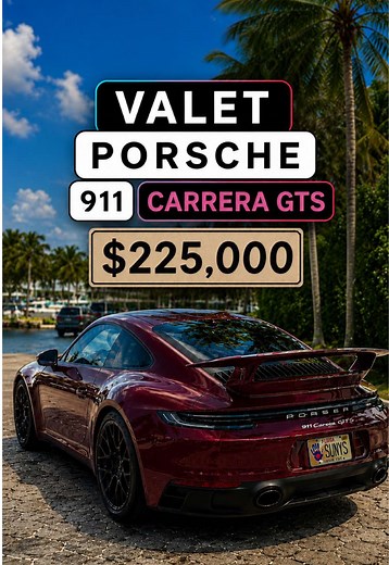 Pink $225,000 Porsche 911 Carrera GTS Valet in Miami