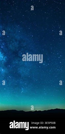 Vertical Milky Way Galaxy Above Death Valley Time Lapse Astrophotography Stock Video Footage - Alamy