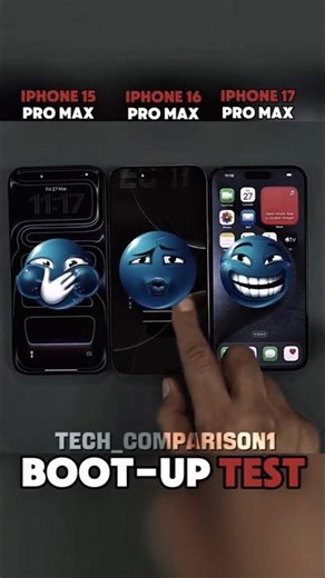 IPHONE 17 PRO MAX VS IPHONE 16 PRO MAX VS IPHONE 15 PRO MAX BOOT-UP TEST!