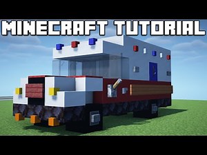 How to build an AMBULANCE in Minecraft!