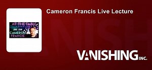 Cameron Francis Live Lecture