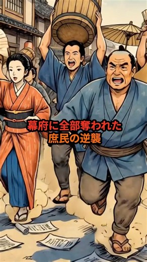 禁止されるほど燃えた🔥幕府に全部奪われた庶民の逆襲史上最大の過干渉 天保の改革❗️ #天保の改革 #江戸時代 #水野忠邦 #江戸ディストピア #歴史エンタメ