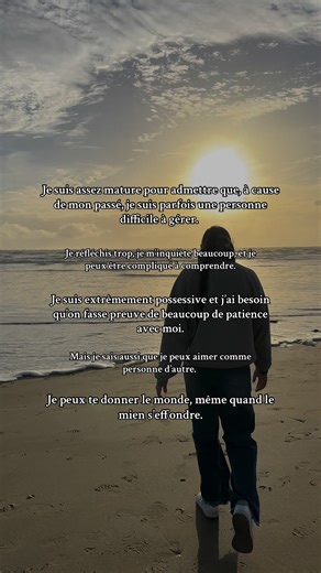 Comprendre une personne complexe et aimante