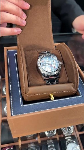 Breitling Avenger II GMT Blue Mother of Pearl Dial Steel Mens Watch A32390 Review | SwissWatchExpo