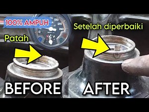 Cara memperbaiki penahan gigi gearbox spidometer yang patah mioJ/soulGT agar normal kembali