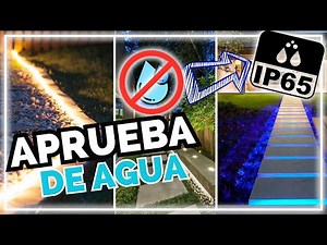 Protege tus TIRAS LED y LUCES contra el AGUA 💧 | Protección IP | LUCES PARA EXTERIOR