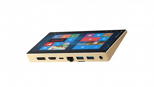 The Ockel Sirius A is a mobile computer that runs Windows 10