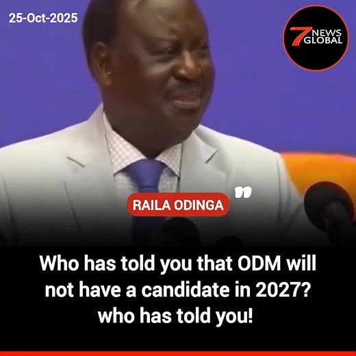 The speech that took Raila to eternity a message whose impact will outlive its moment. Dr. Oburu Odinga, Simba Arati, Abdulswamad Shariff Nassir , Otsosi, Edwin W. Sifuna , Governor Gladys Wanga , Ruth odinga and many other members like Babu Owino ,Kaluma,Orengo,Joho,Opiyo,Mbadi etc before speaking about a broad-based government, take a minute to listen to this powerful message Raila delivered to you. Raila entered the broad-based government to calm the Gen Z storm, not to support Ruto in 2027. 